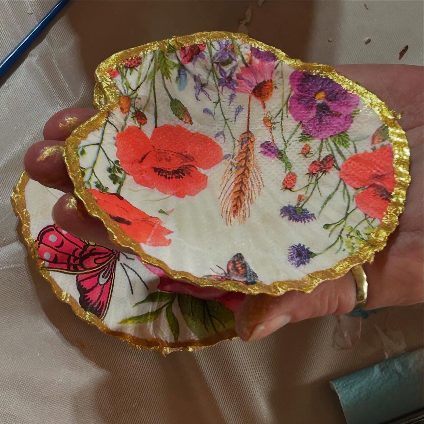 Decoupage Shells October 9