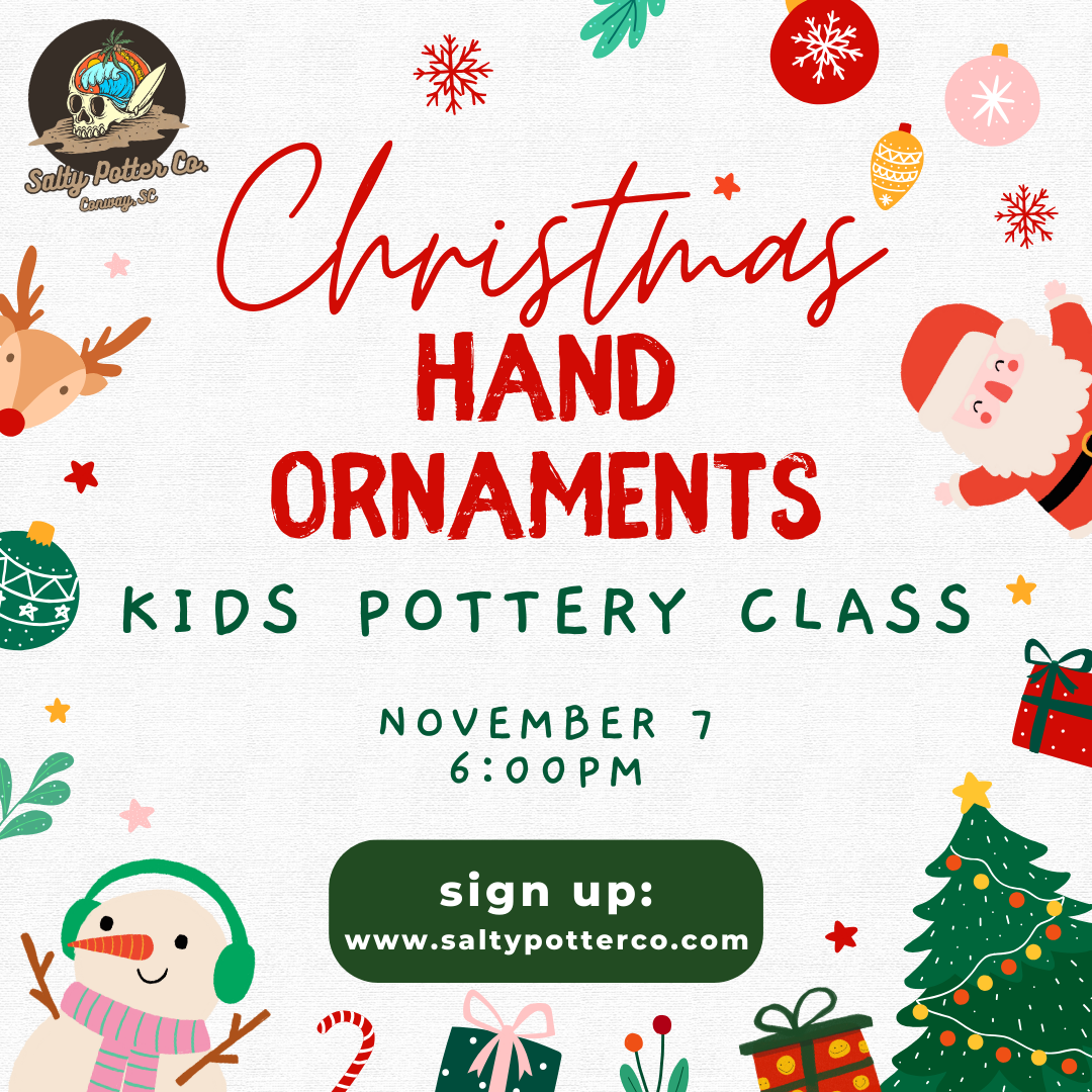 Kids Class- Christmas Hand Ornaments