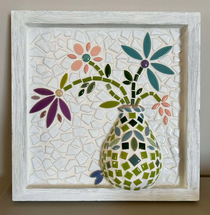 3-D Mosaic Vases March 31