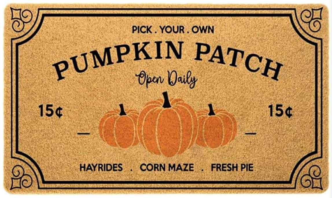 Halloween Door Mats October 2
