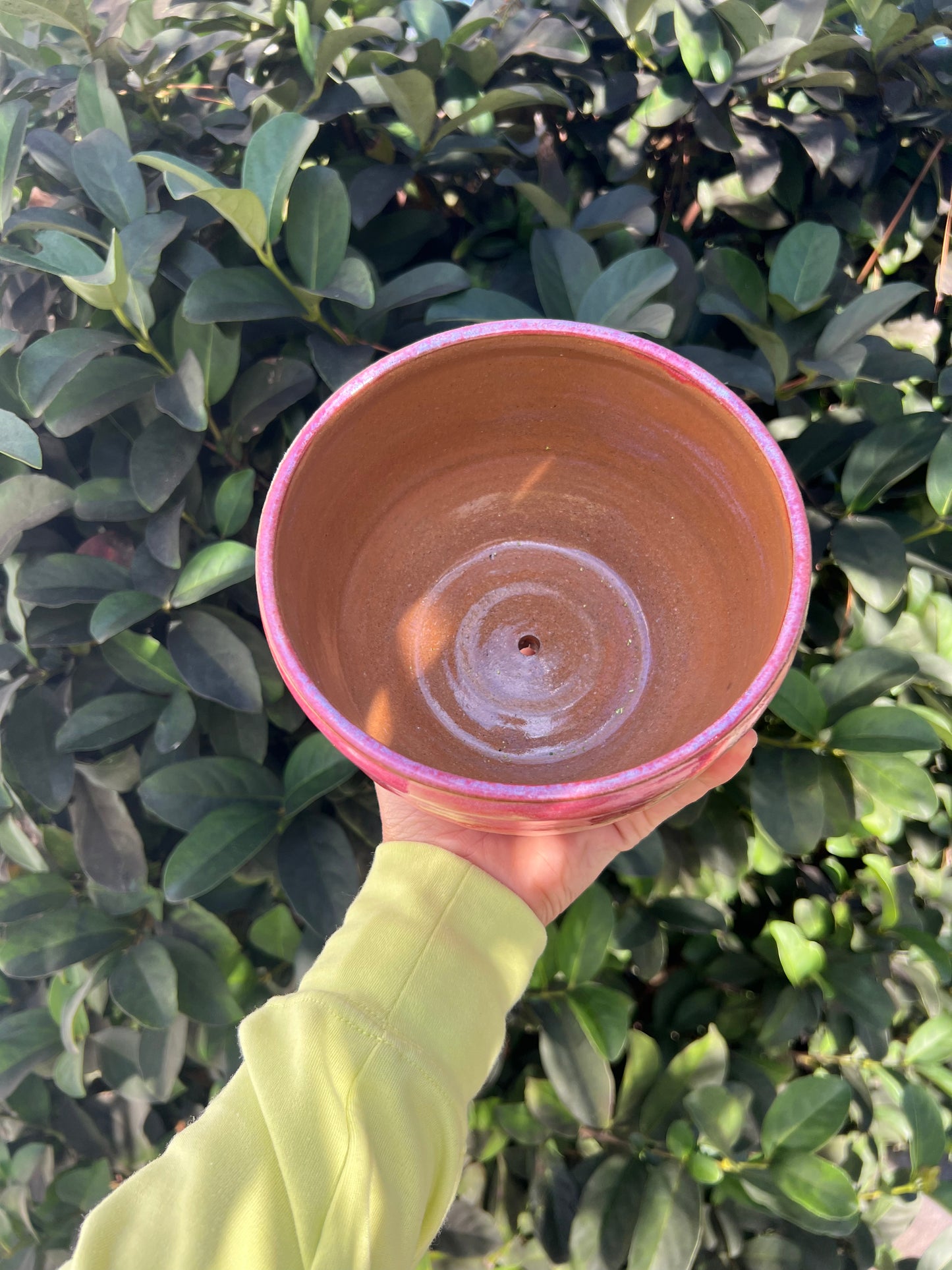 Pink & Orange Planter Bowl