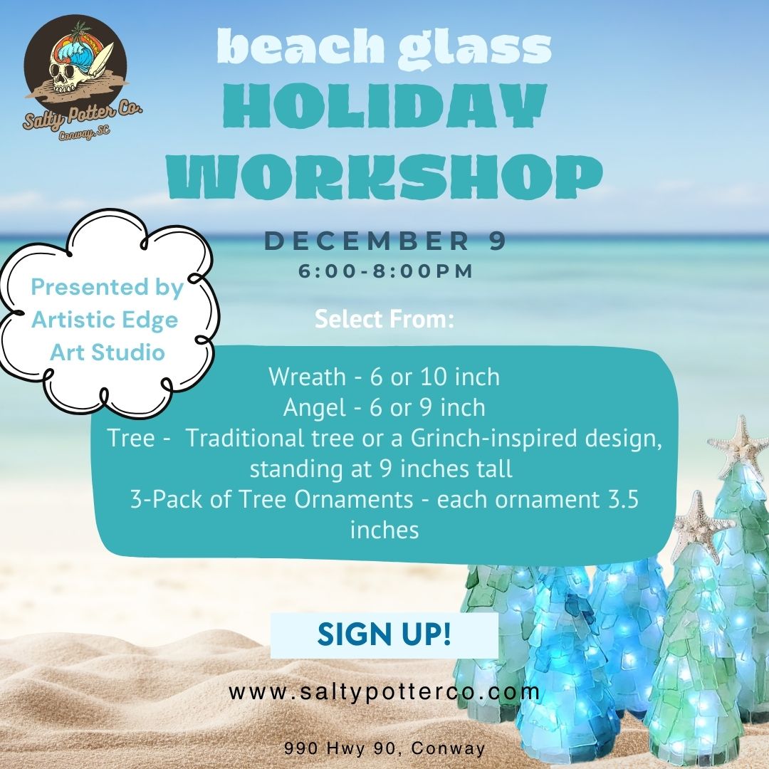 Beach Glass Holiday Workshop December 9