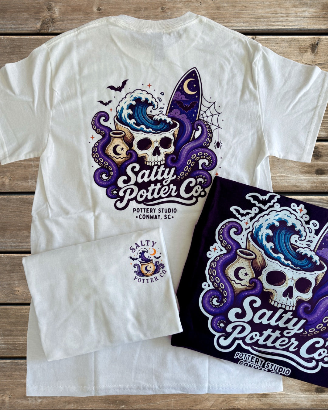 Purple Octopus Logo Shirt