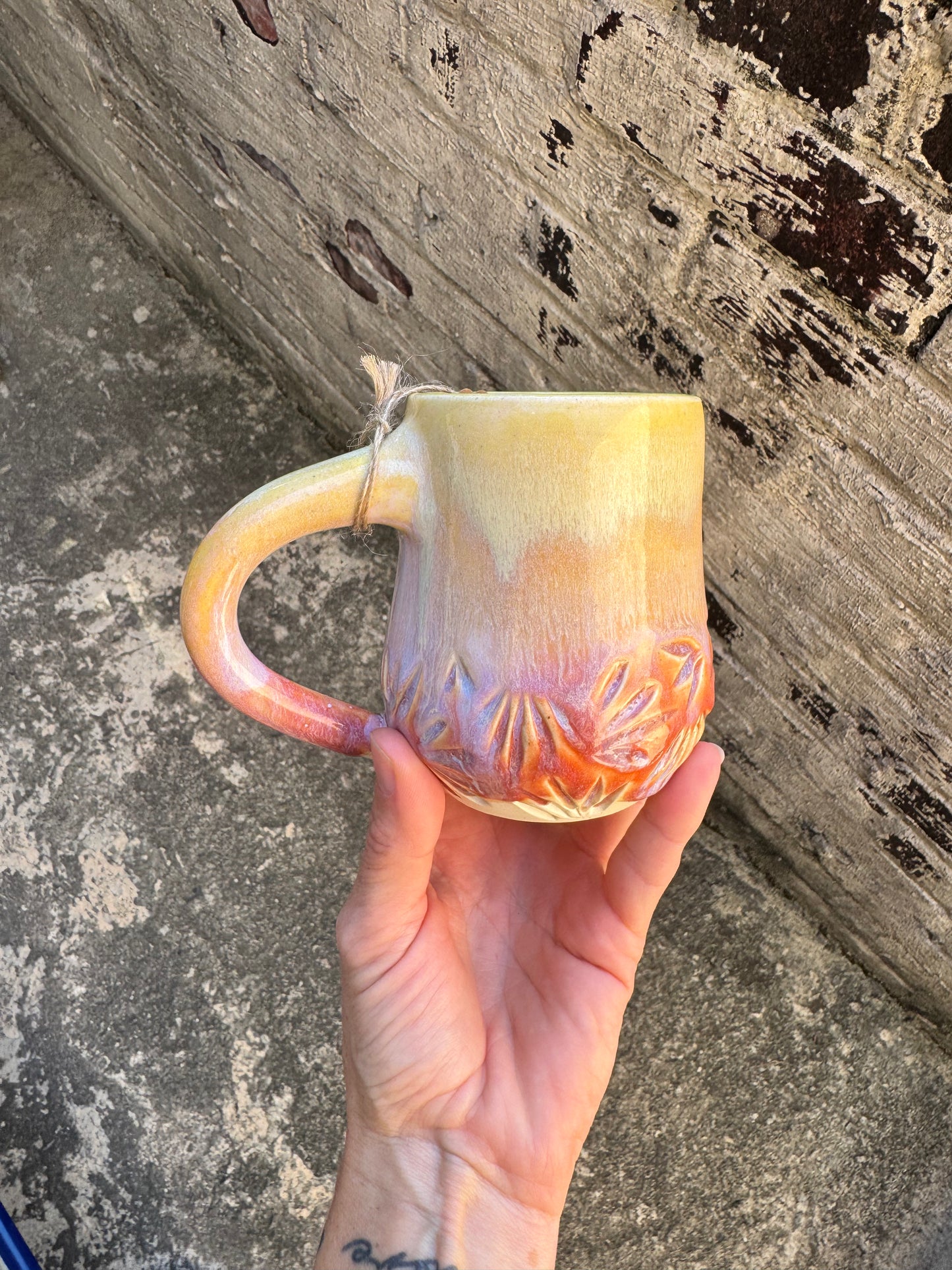 Yellow Melt Mug