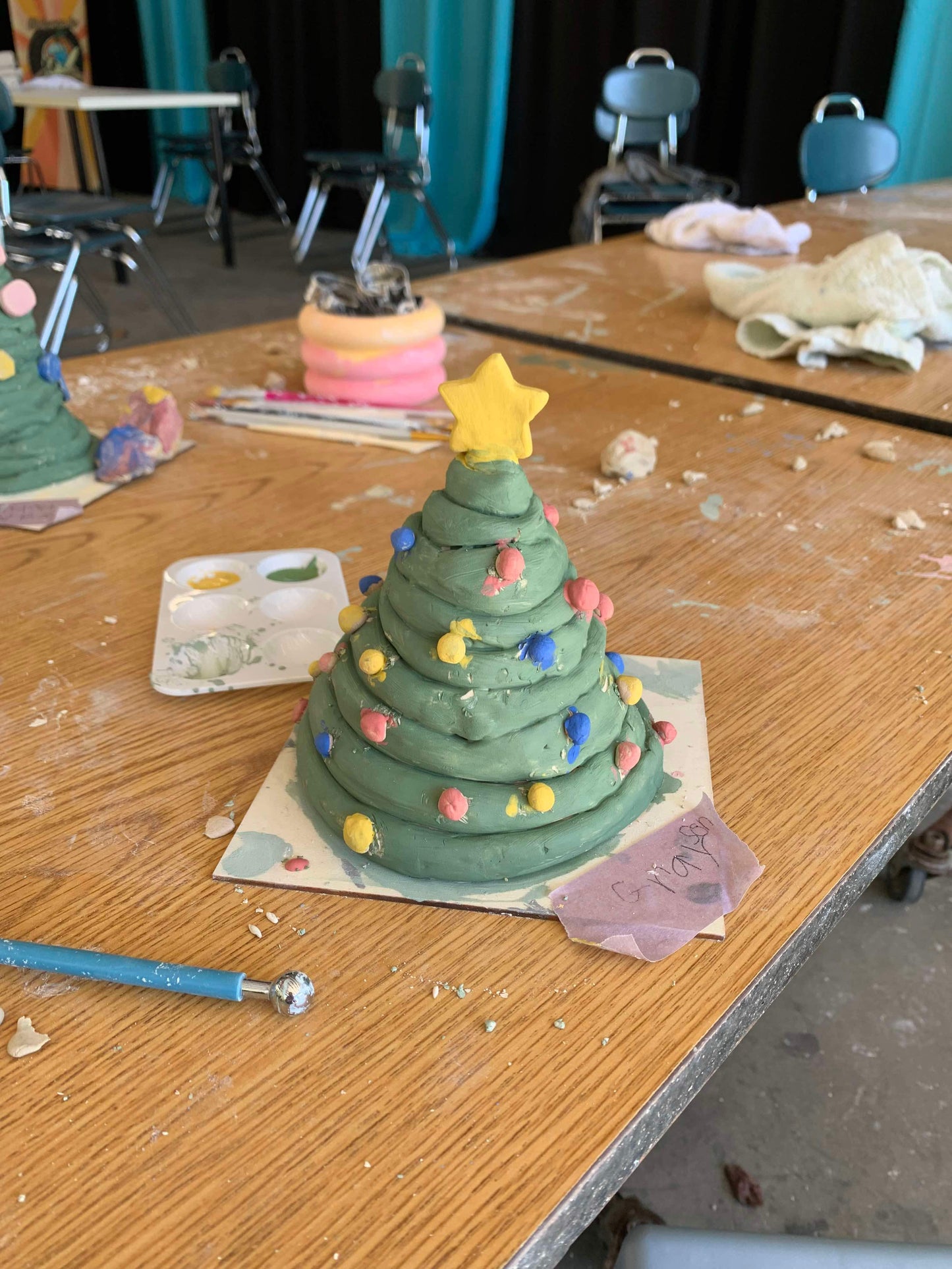 Kids Pottery Class- Christmas Trees November 21