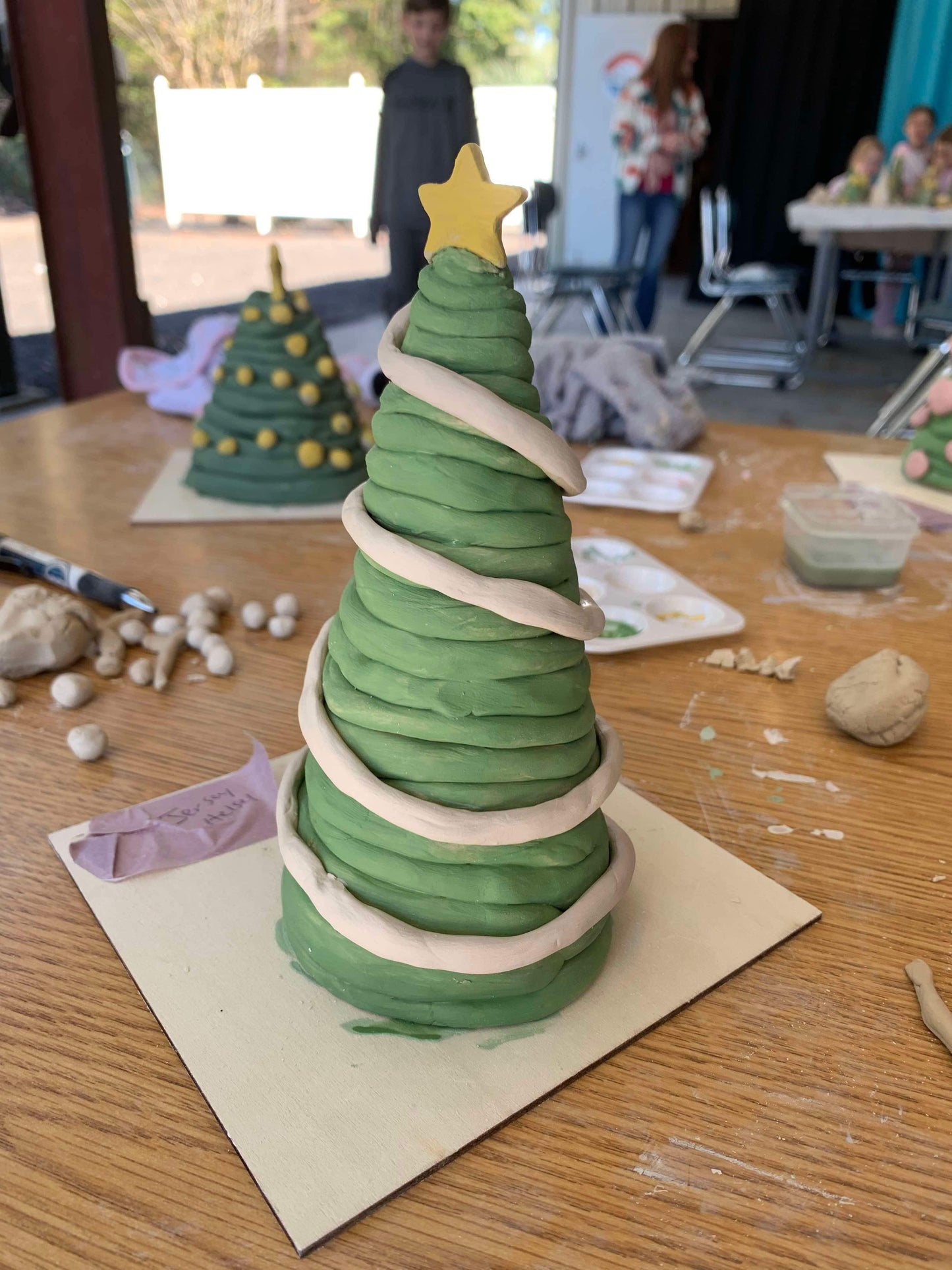 Kids Pottery Class- Christmas Trees November 21