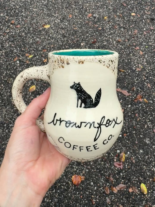 Brown Fox Coffee Box Mug