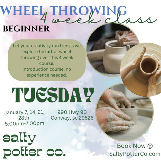 4 Week Introduction to Throwing Tuesday BEGINNER Class