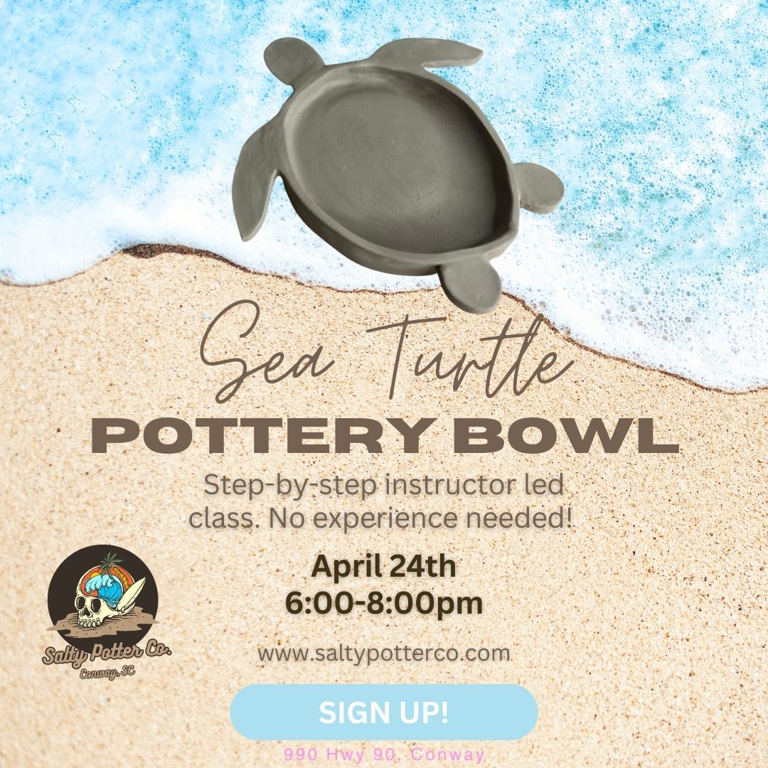 Pottery Class- Sea Turtle Bowls April 24
