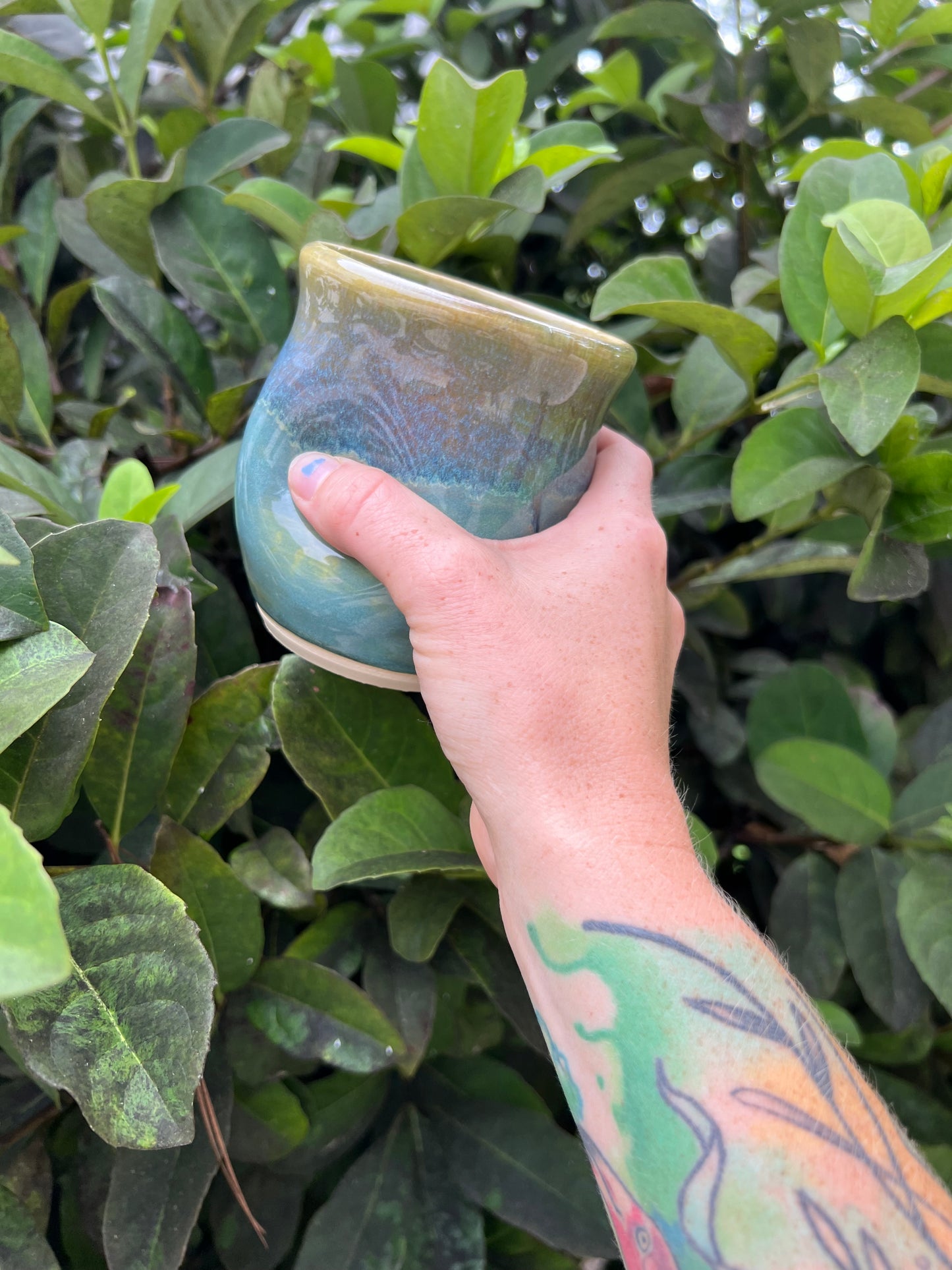 Blue Thumb Cup