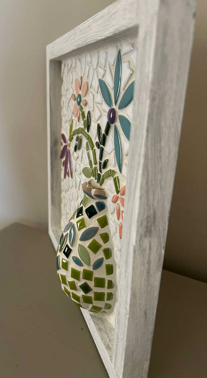 3-D Mosaic Vases March 21