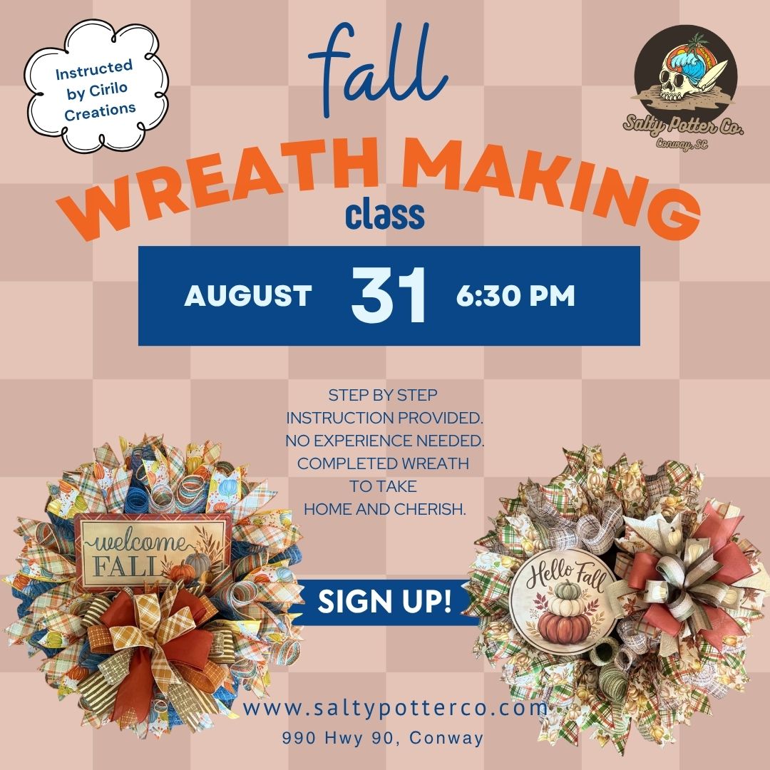 Fall Wreath Making August 31