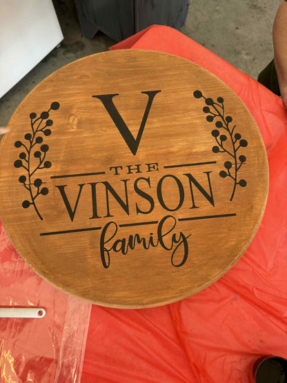 Custom Lazy Susan November 8