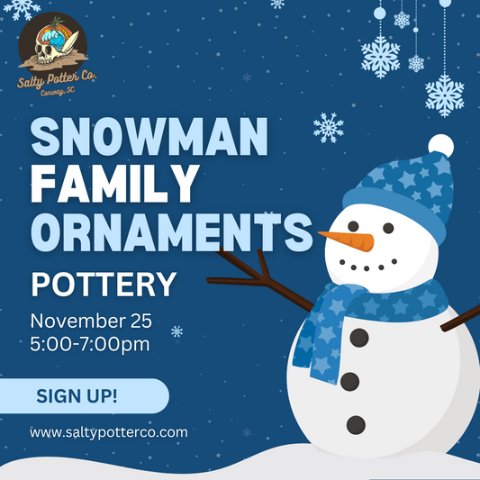 Adult Class- Snowman Family Ornaments