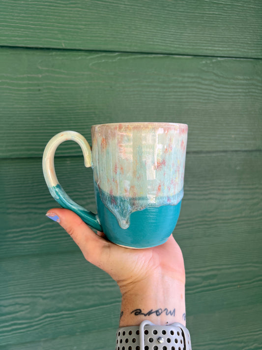 Blue Speckle Mug