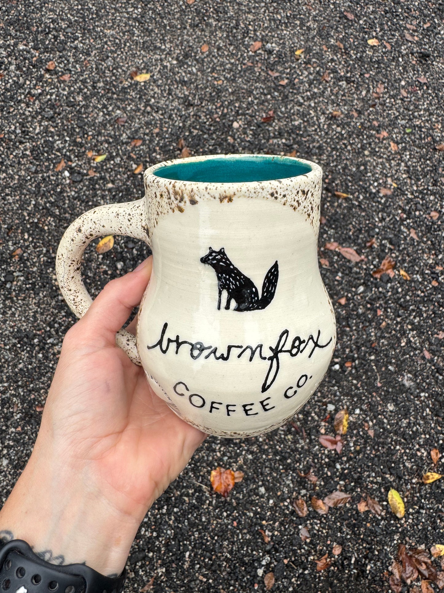 Brown Fox Coffee Box Mug