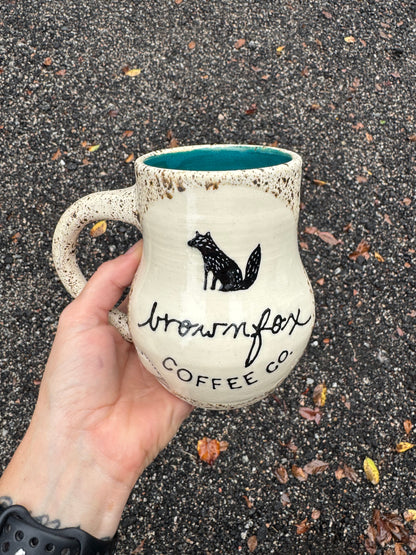 Brown Fox Coffee Box Mug