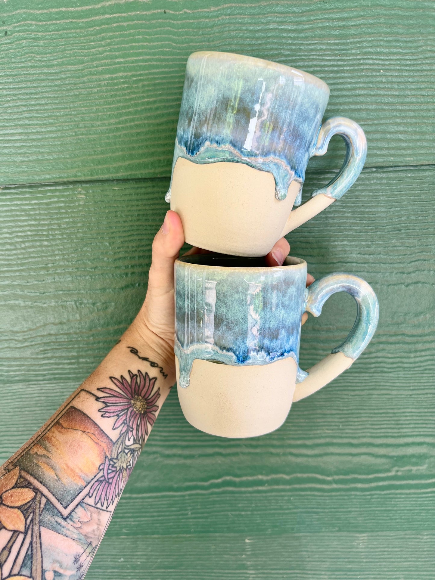 Ocean Blue Mugs