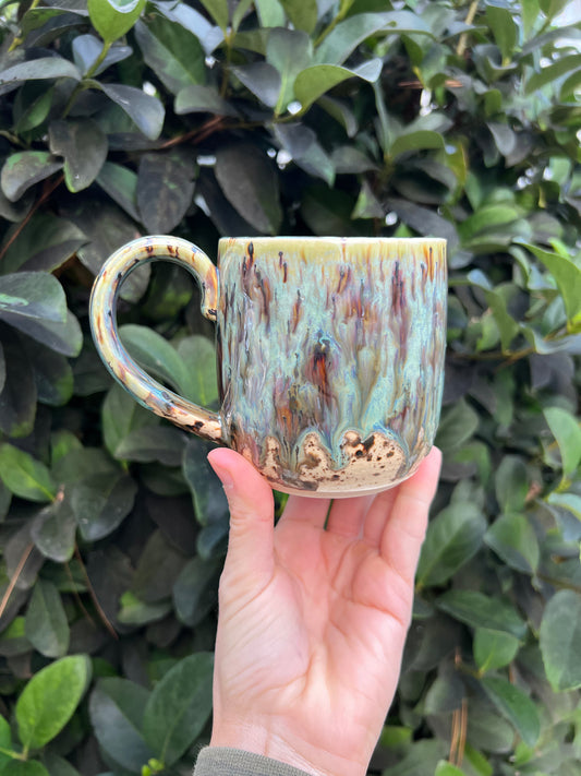 Green Birch Mug