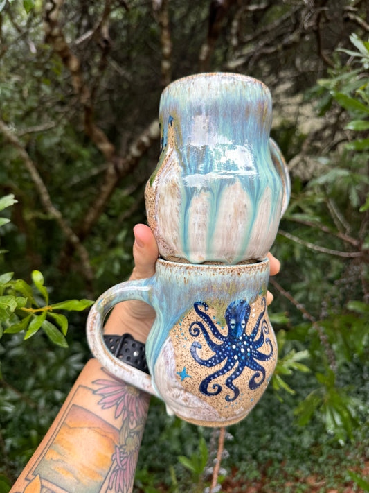 Set of Octopus Mugs