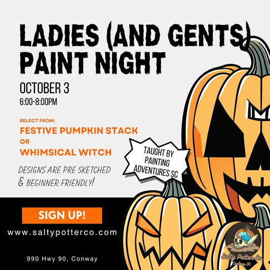 Ladies (and Gents!) Halloween Painting October 3