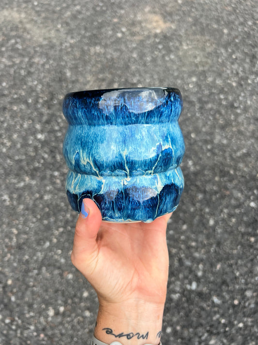 Blue Melt Vase