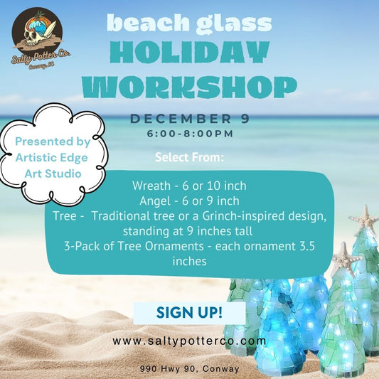 Beach Glass Holiday Workshop December 9