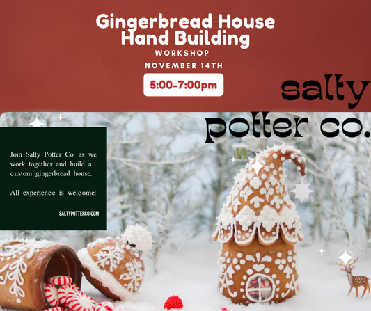 Gingerbread House Hand Building 11/14