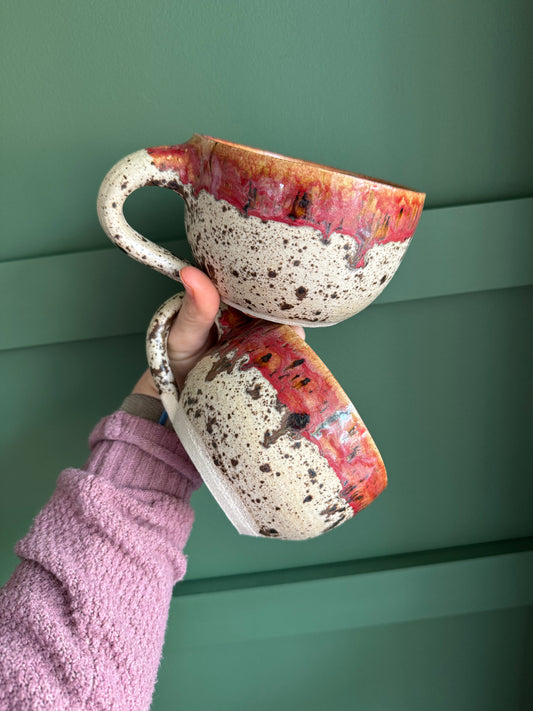 Set of Christmas Soup Bowl Mugs