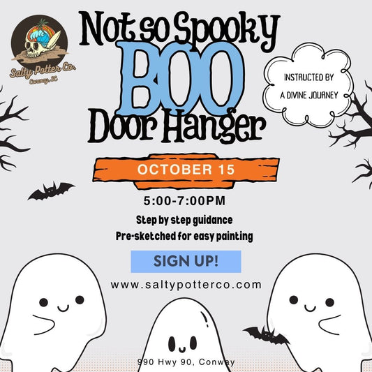 Not So Spooky BOO Door Hanger October 15