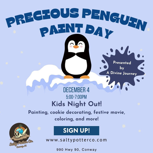 Precious Penguins Kids Painting Party December 4