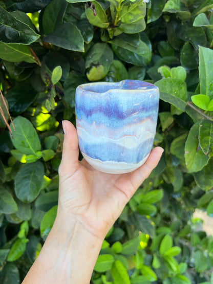 10 oz Turquoise Purple Melt Tumbler 1