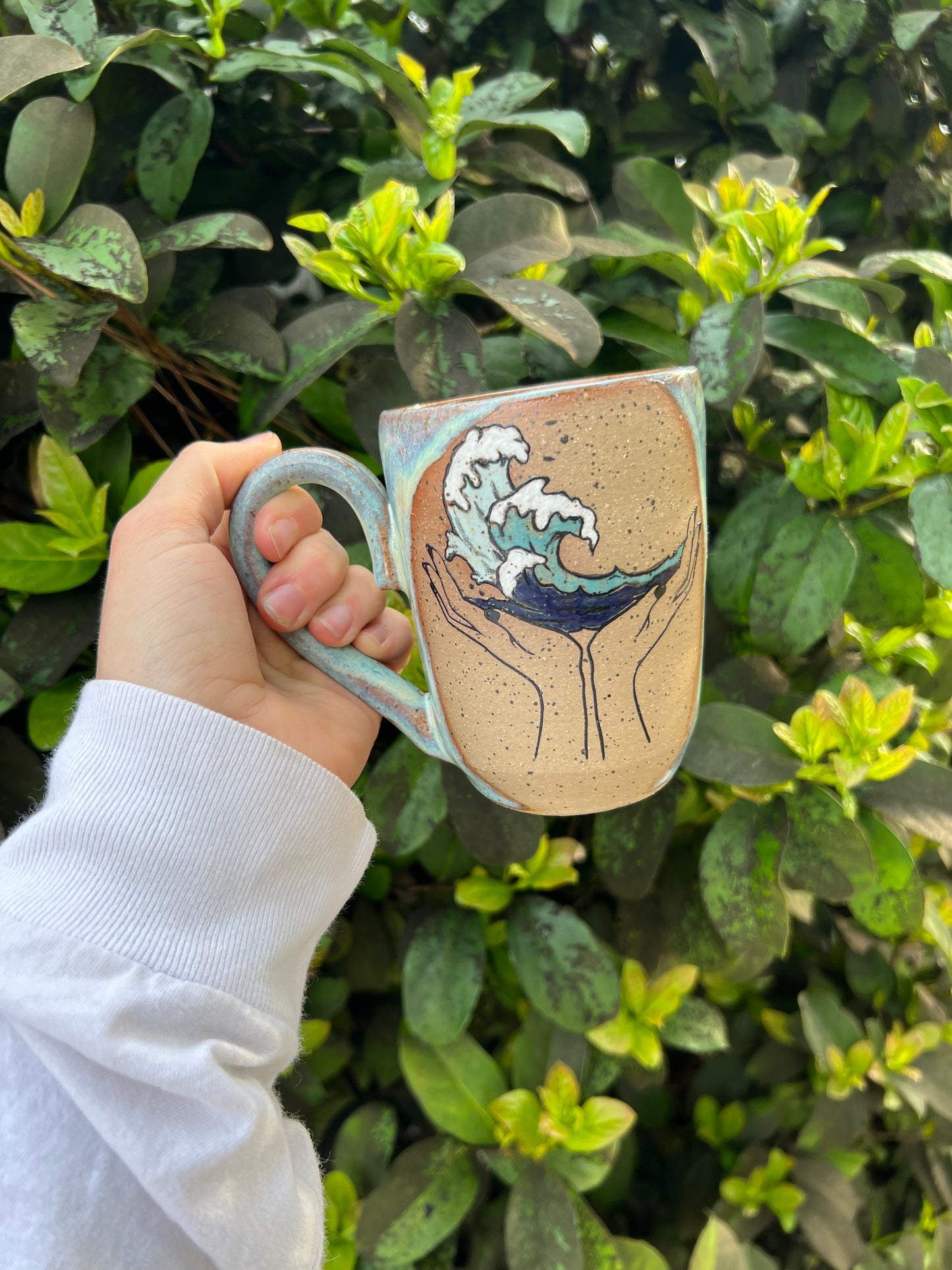 Hands & Wave Mug