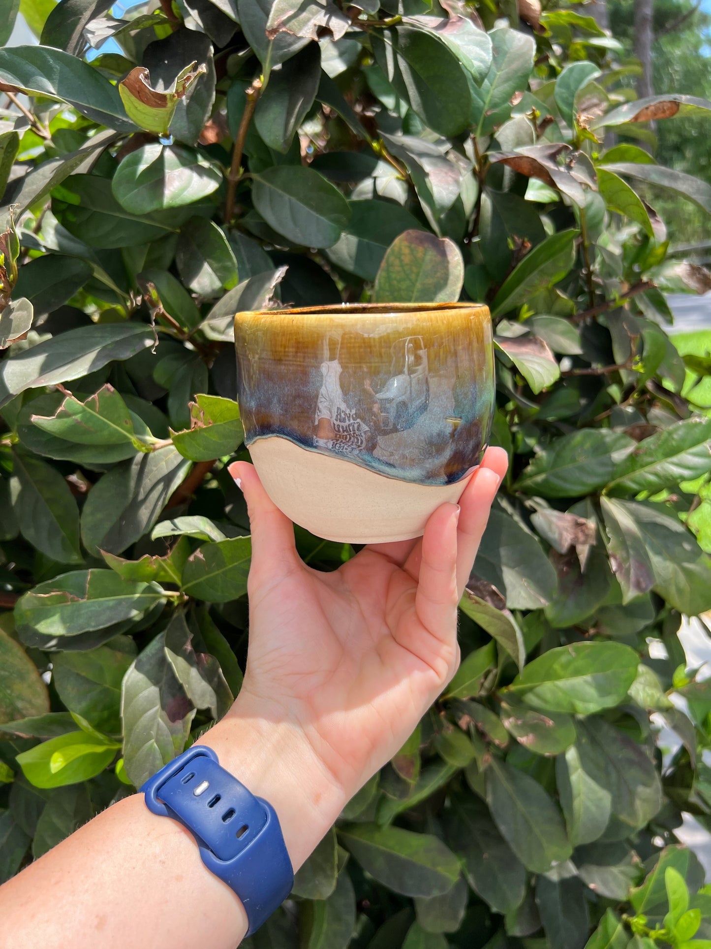 Blue Ember Pour Bowl