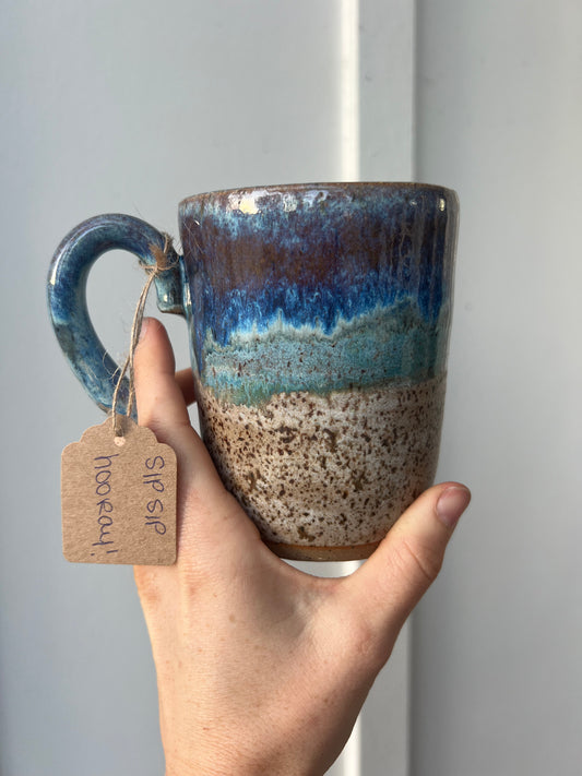 Ocean Mug Dark Clay