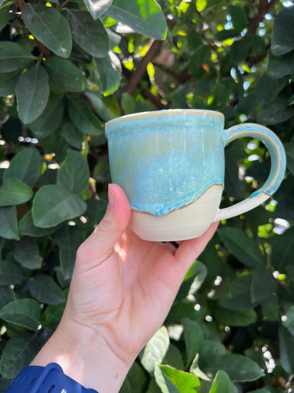 12oz Turquoise Melt Mug