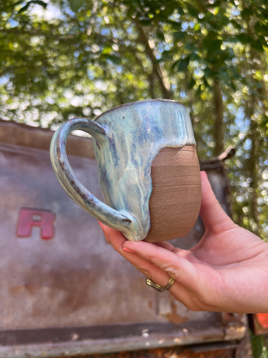 12oz Chocolate Brown Melt Mug