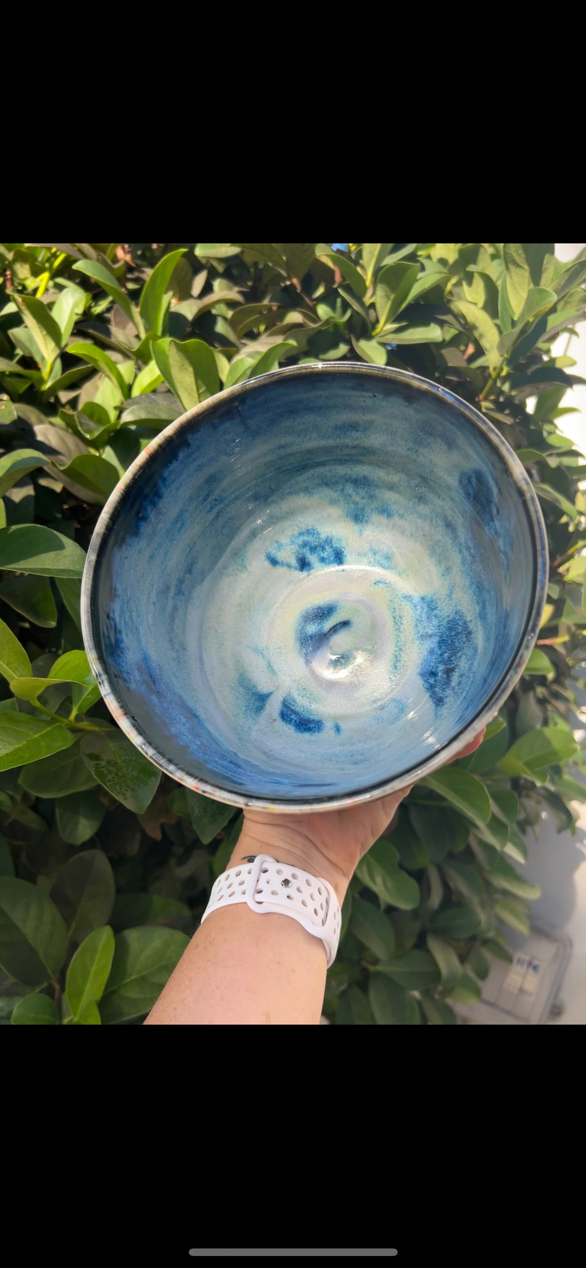 Large Multicolor Serving Bowl