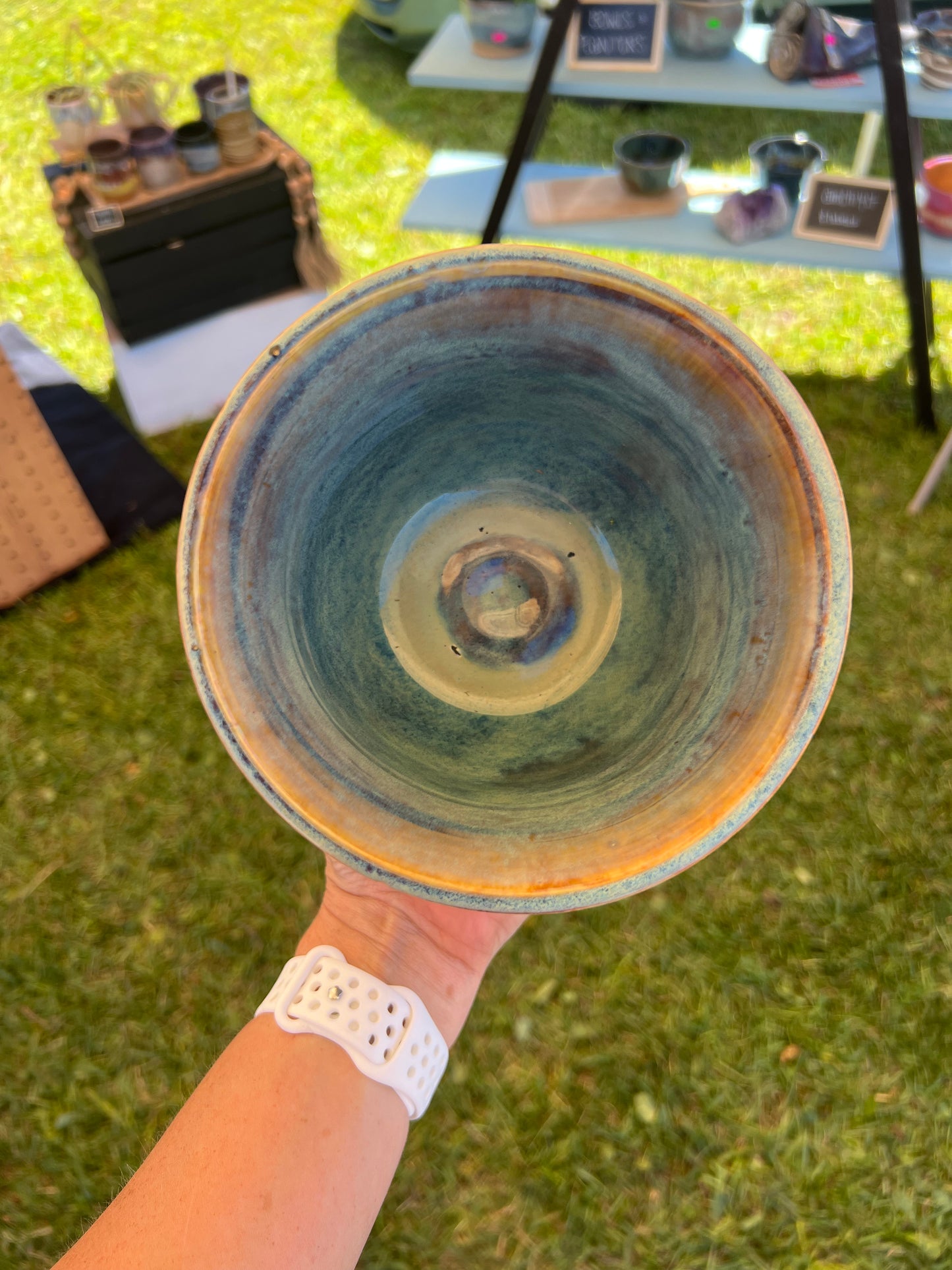 Blue Swirl Bowl