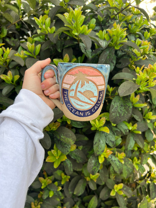 The Ocean is Calling Mug