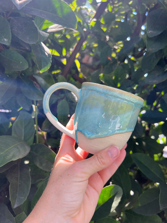 12oz Turquoise Melt Mug