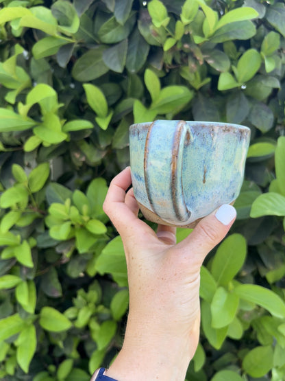 12oz Bright Green & Blue Mug